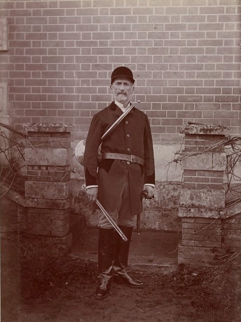 Le comte de Rostolan - Tiré de l'ouvrage L'Equipage du marquis de Chambray - Photos de Maurice de Gasté (1894) - Bnf (Gallica)